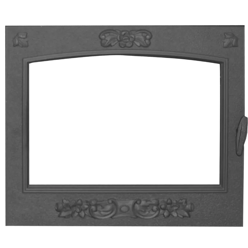 Чугунная дверка каминная Нормандия классик 650х560