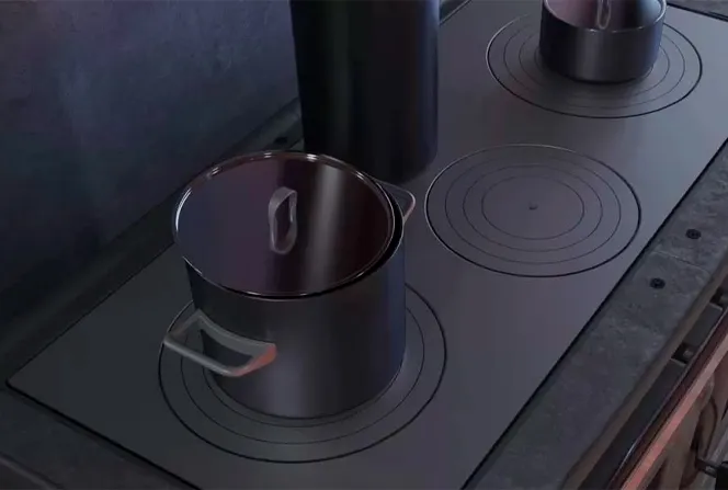 Печь-камин La Nordica ALASKA Nero antracite (черный антрацит)