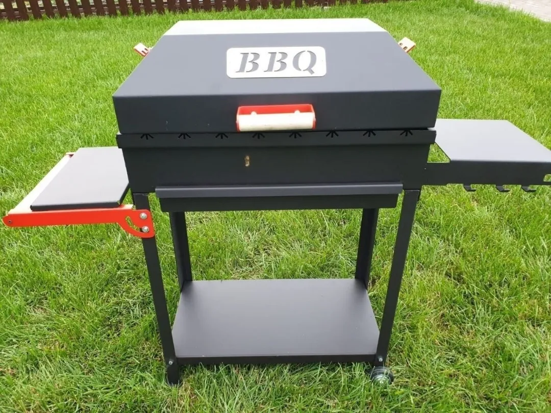 Мангал 2 мм с крышкой BBQ