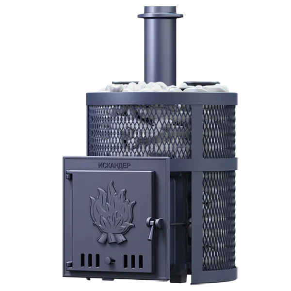 Чугунная печь для бани Искандер ЗК 18 Pro Ураган
