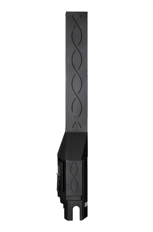 Печь-камин Мюнхен пристенно-угловой мини черный