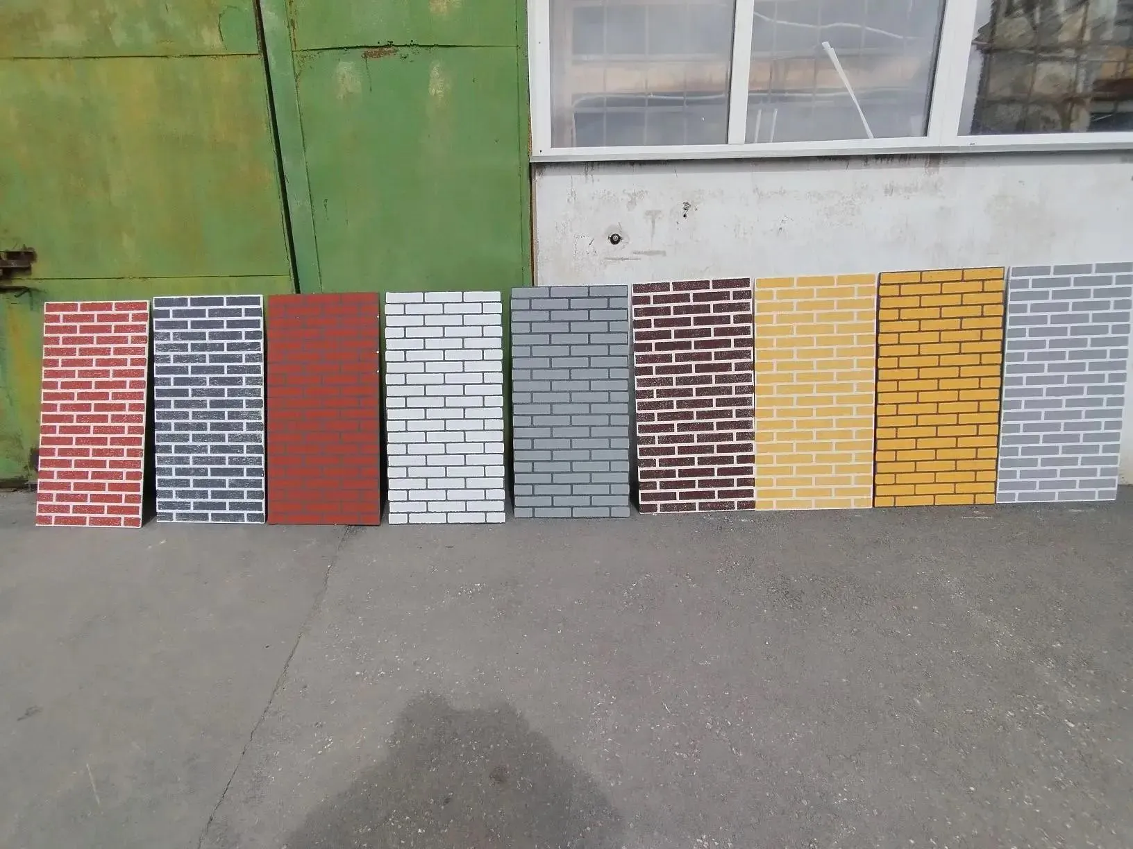 Огнестойкая плита декор КИРПИЧИКИ КОРОЕД БЕЛЫЙ 1200х600х9