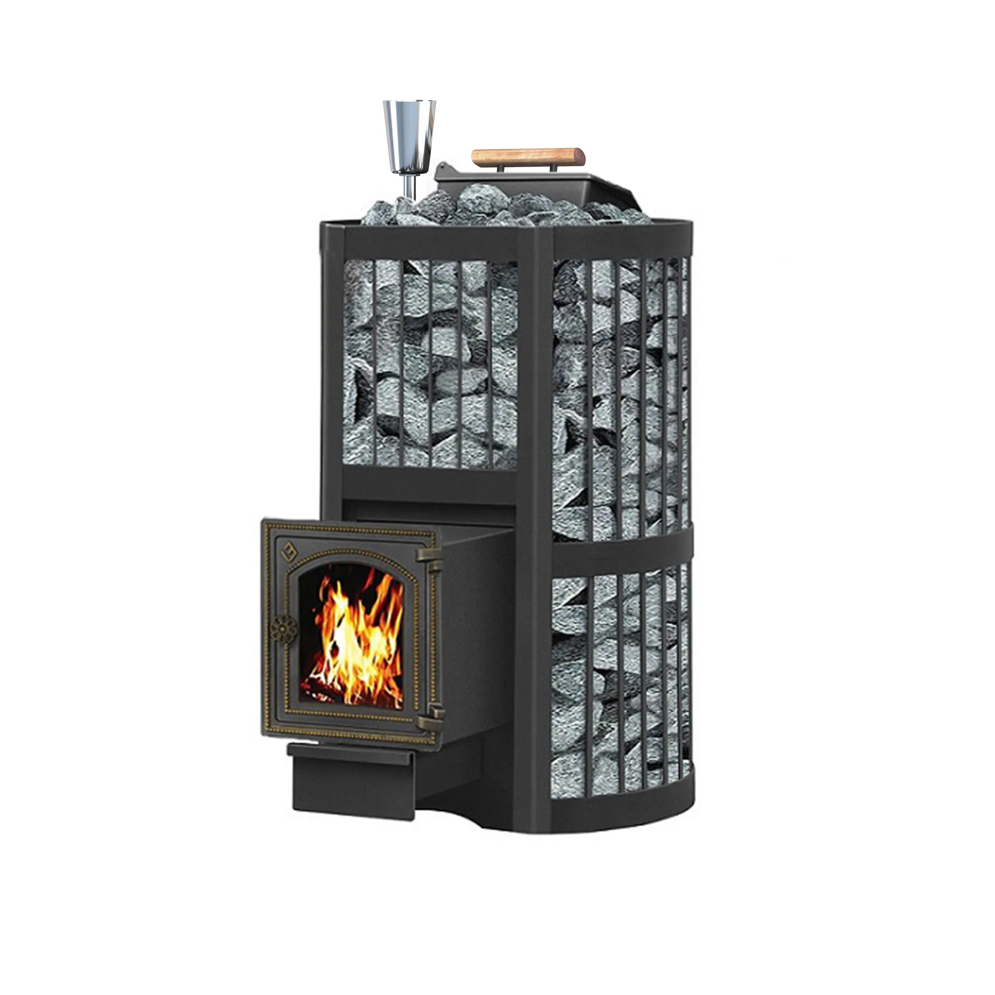 Чугунная банная печь Ураган Стандарт 28 (ДТ-4С) Чугунная банная печь Ураган Стандарт 28 (ДТ-4С)