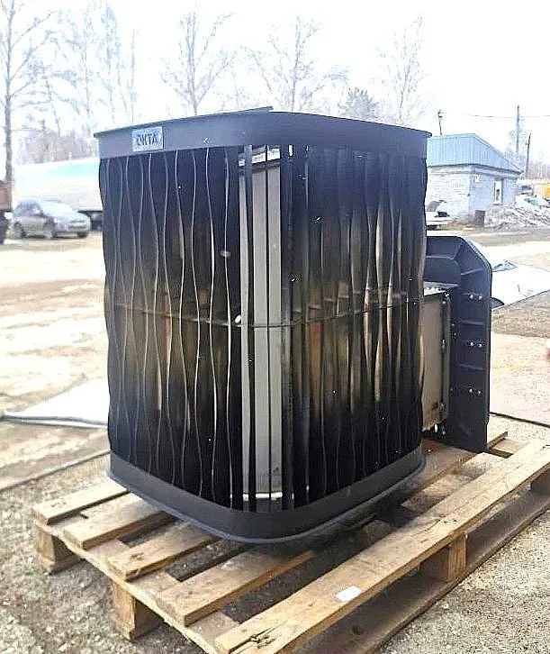 Нержавеющая банная печь ОКТА 20 ЗК сетка Премиум, нерж AISI 430 5/10 мм