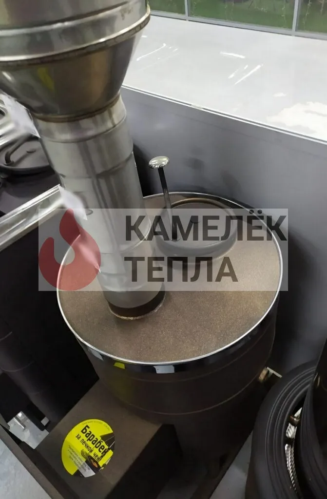 Банная печь Скоропарка 2012 Inox Люмина черная бронза