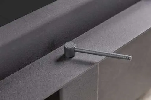 Каминная стальная топка ДЕЛЬТА 1000 PВ три стекла подовое горение принтинг черный шамот