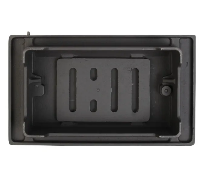 ДП-2А Чугунная дверка поддувальная каминная окрашенная 310х180х97