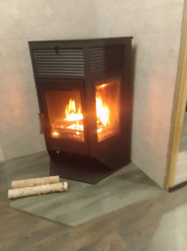 Чугунная печь-камин Hors-13