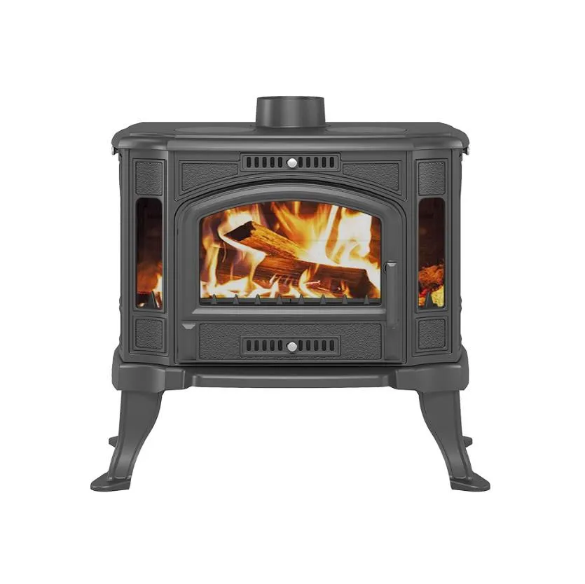 Чугунная печь-камин Везувий KZ-14PS Антрацит Чугунная печь-камин Везувий KZ-14PS Антрацит