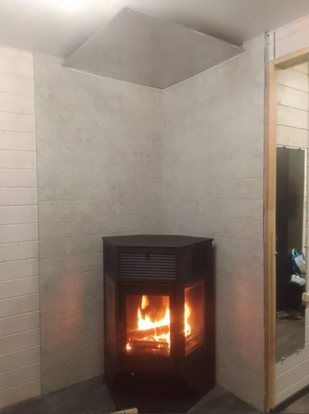 Чугунная печь-камин Hors-13