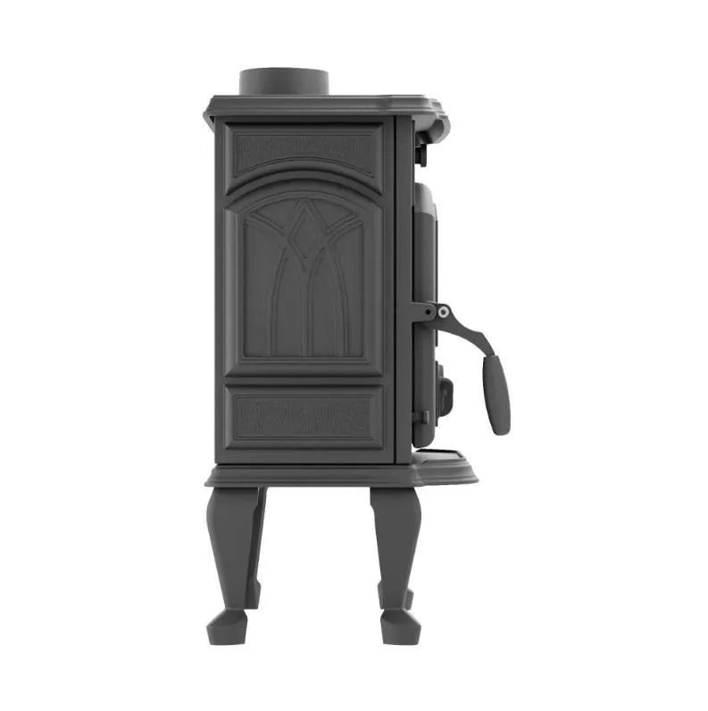 Чугунная печь-камин отопительная ПМЧ-7АС