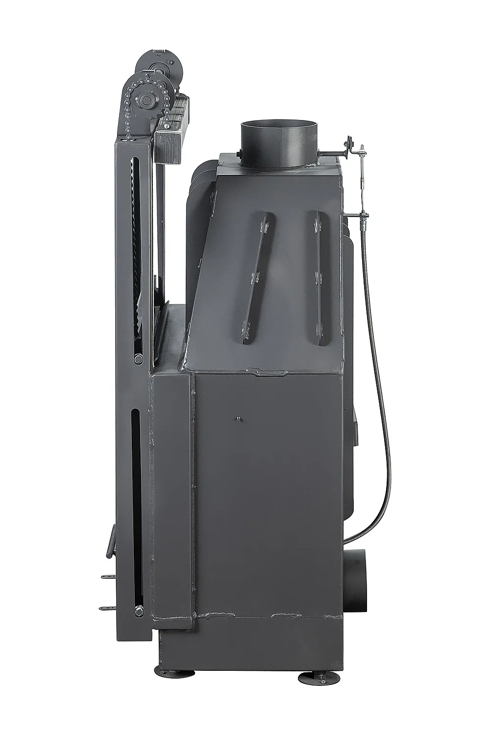 Каминная стальная топка Альфа 700 К с контргрузом