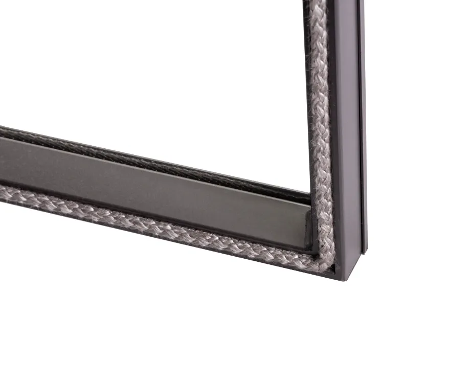 Каминная стальная топка Альфа 800 L два стекла левая