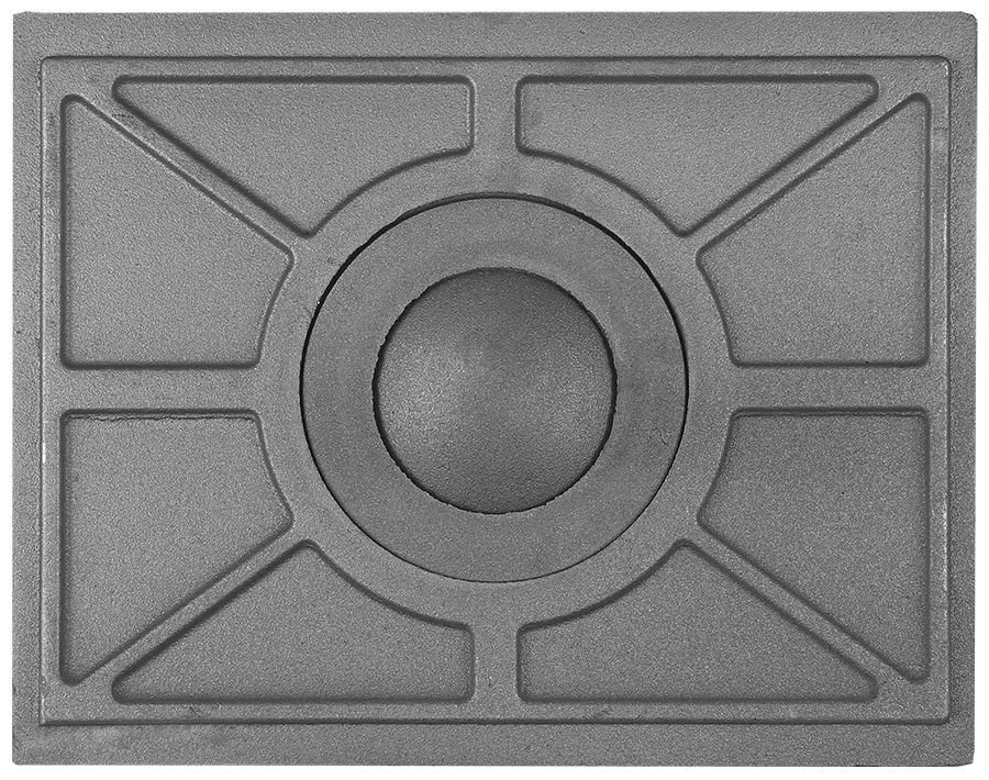 ПК1-2 Чугунная плита с одним отверстием для конфорок 405х315х13