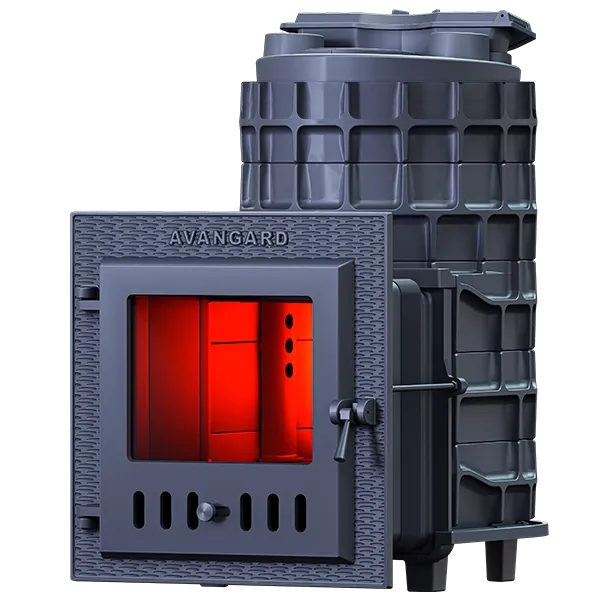 Чугунная банная печь AVANGARD ЗК 25 (М)