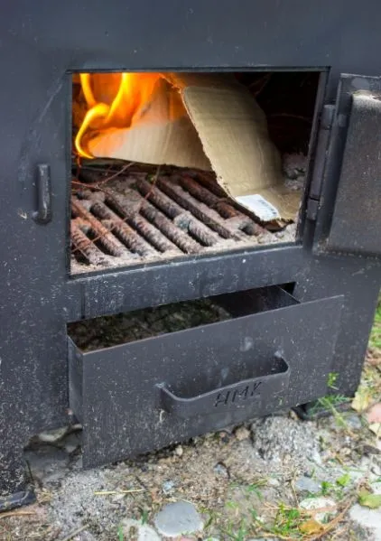 Печь для сжигания мусора Утилизатор малая Печь для сжигания мусора Утилизатор малая