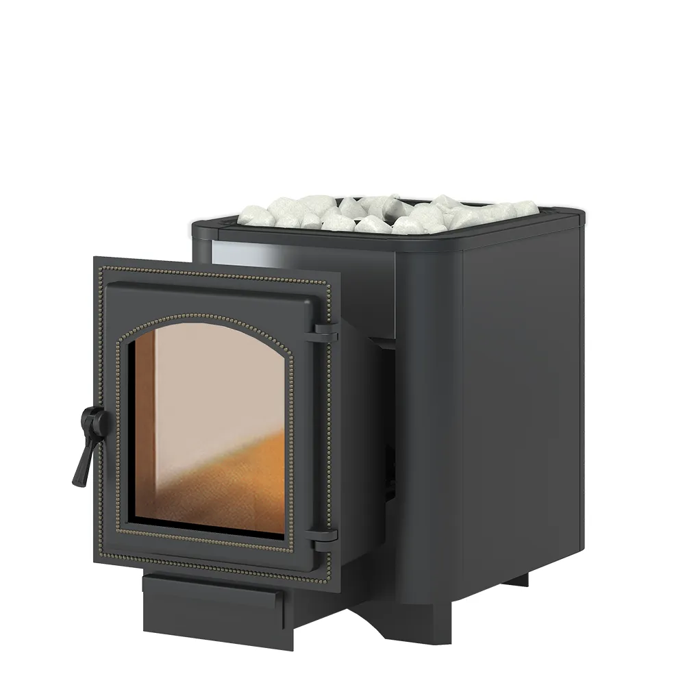 Чугунная банная печь Сенсация 12 Антрацит (220)