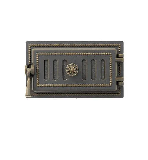 Чугунная поддувальная дверка ВЕЗУВИЙ 236 (Бронза)