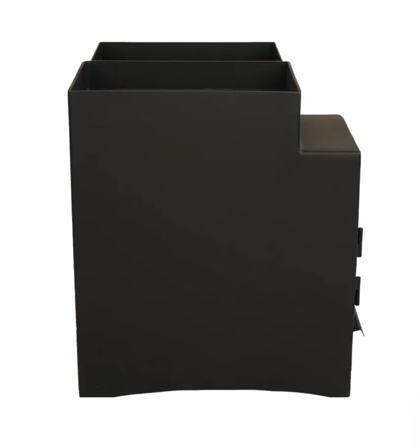 Банная печь Огонь с тоннелем и баком (прав) 18 куб.м. МД