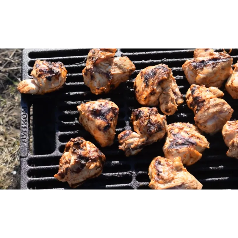 РГ-2 Чугунная решетка-гриль "Сибирячка" 520х340х16