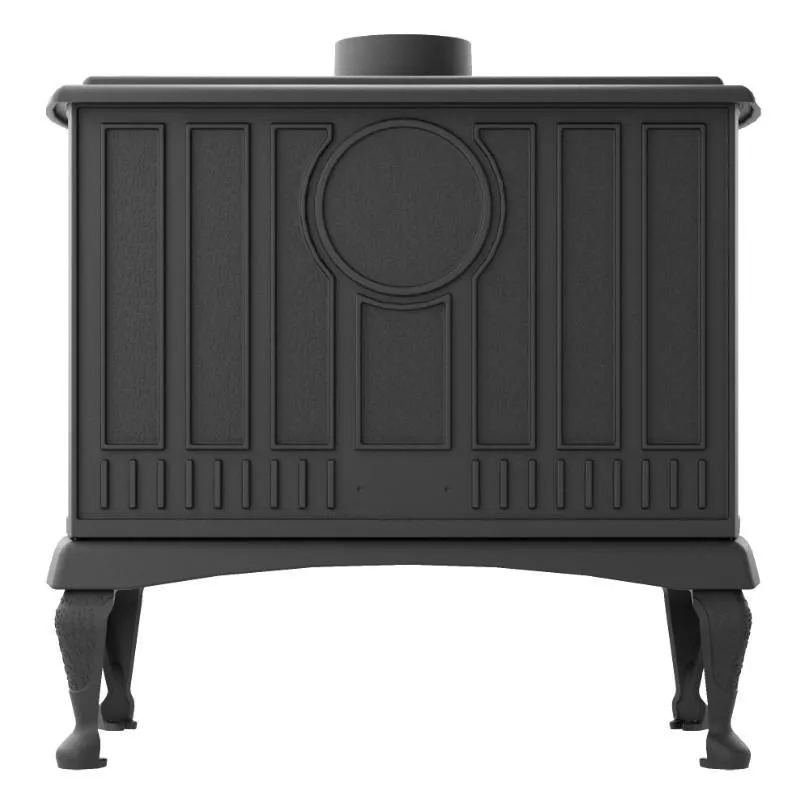 Чугунная печь-камин отопительная ПМЧ-9АС