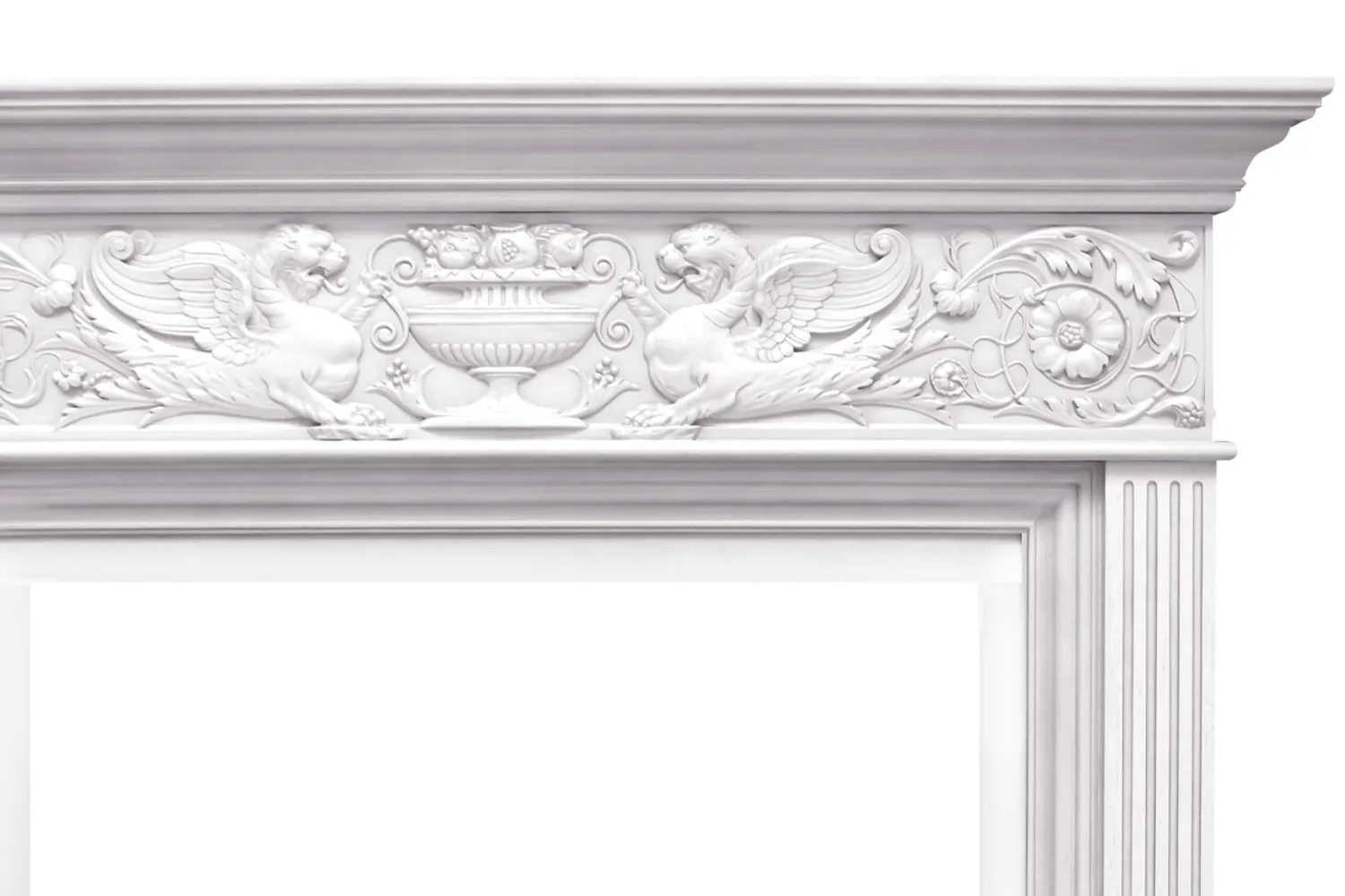 Портал Royal Flame Palace - Белый с серебром