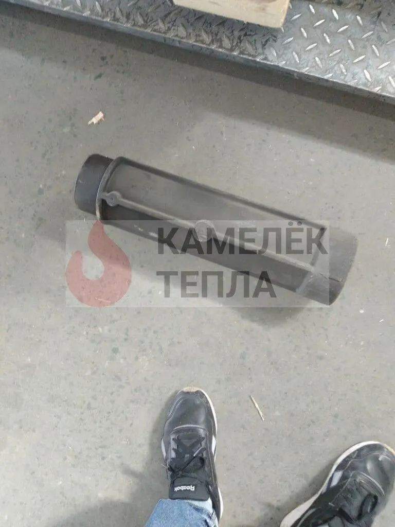 Чугунная дымоходная труба ф 115 мм длина 500 мм