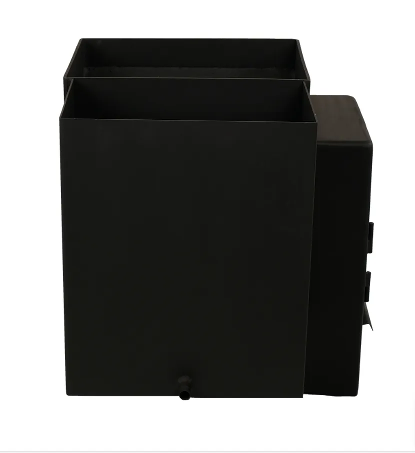 Банная печь Огонь с тоннелем и баком (лев) 18 куб.м. МД