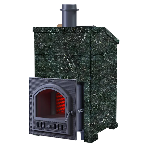 Чугунная банная печь GFS ЗК 45 (П) Президент 1150/50 Серпентинит