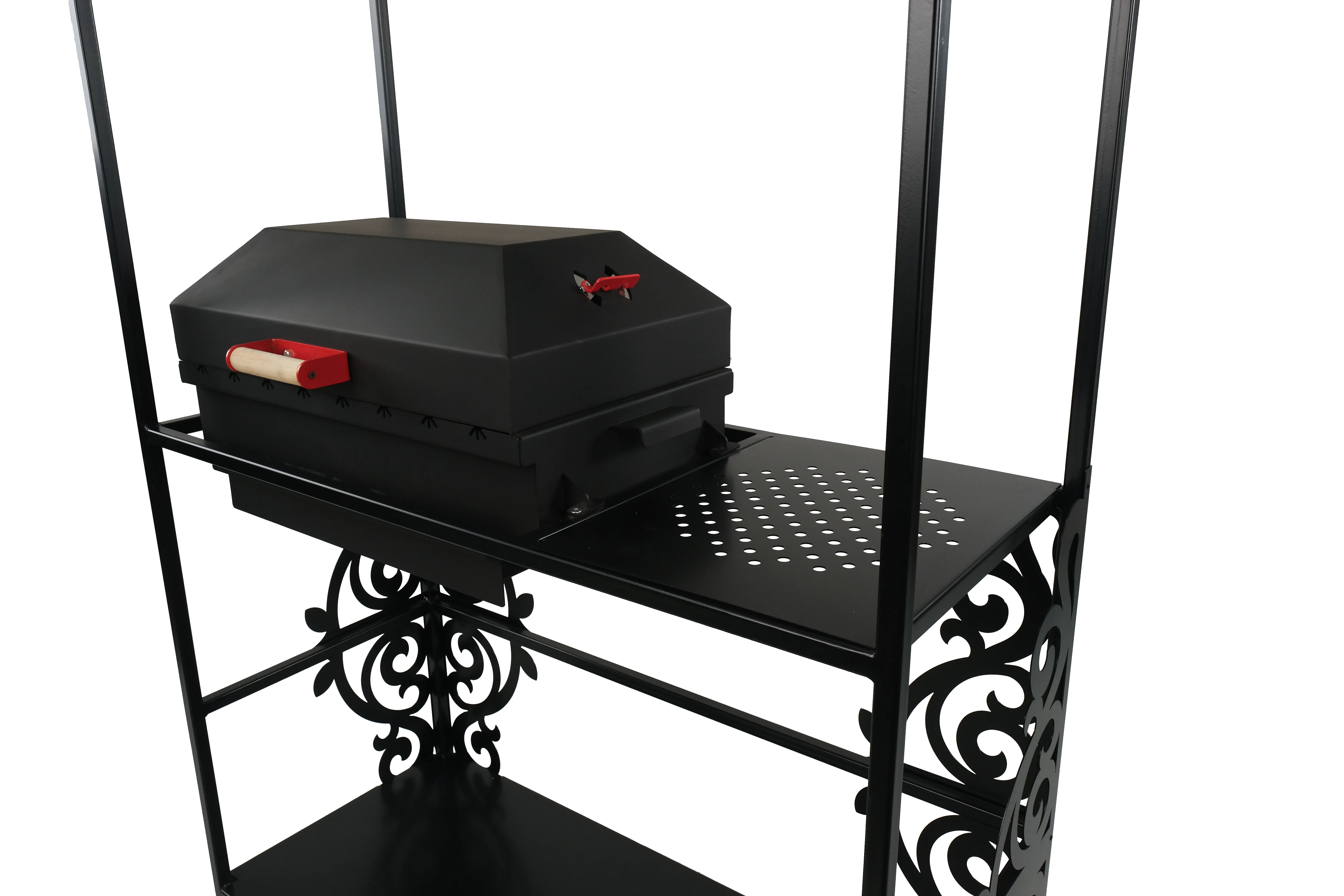 Мангал с крышей №1