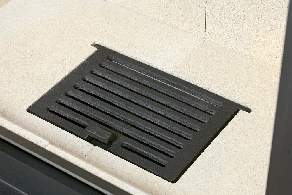 Печь-камин Прага три стекла