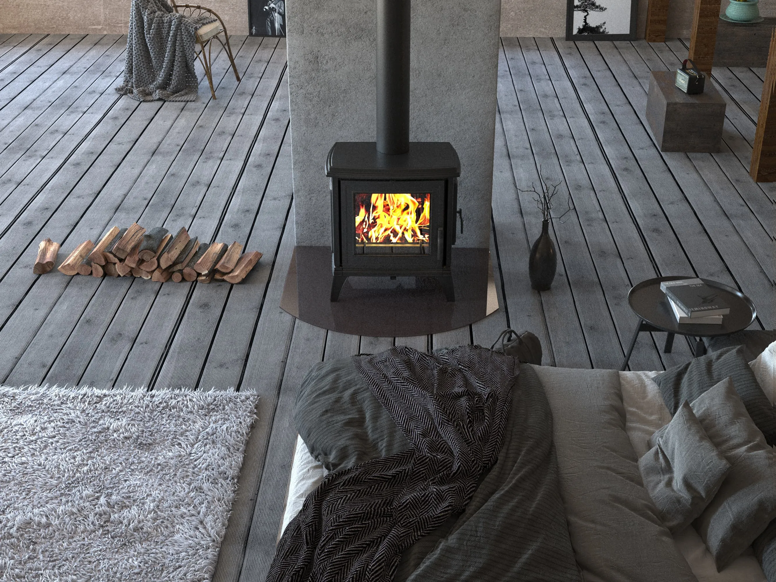 Печь-камин EVEREST S13 Печь-камин EVEREST S13