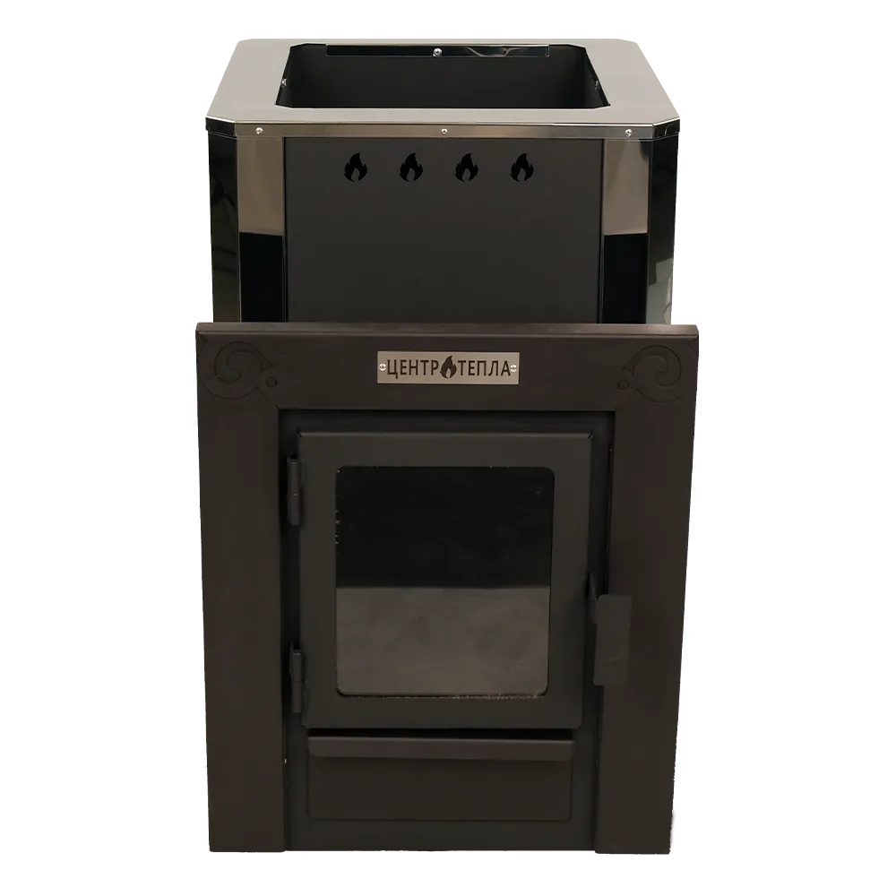 Банная печь Грация 15 Дверка со стеклом