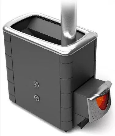 Банная печь Тунгуска XXL 2013 Inox ДНС ТО антрацит