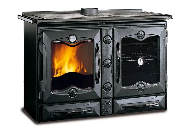 Печь-камин La Nordica America Nero (черный антрацит)