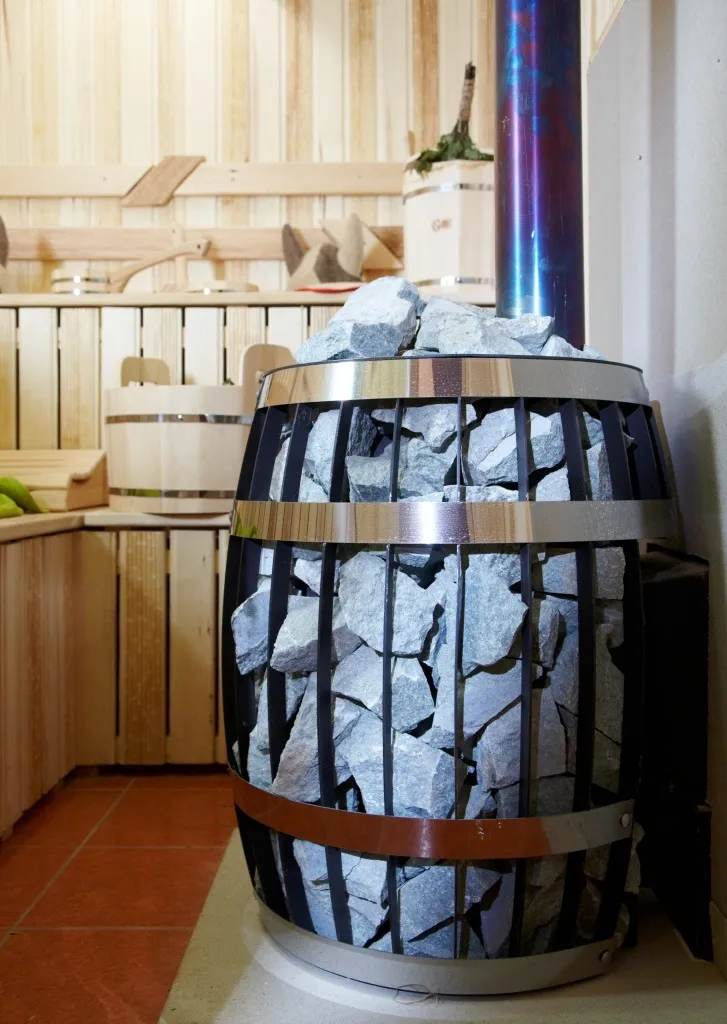 Банная печь  Саяны Carbon Витра