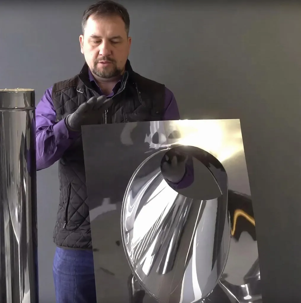 Крышная разделка угловая Ф210 mm