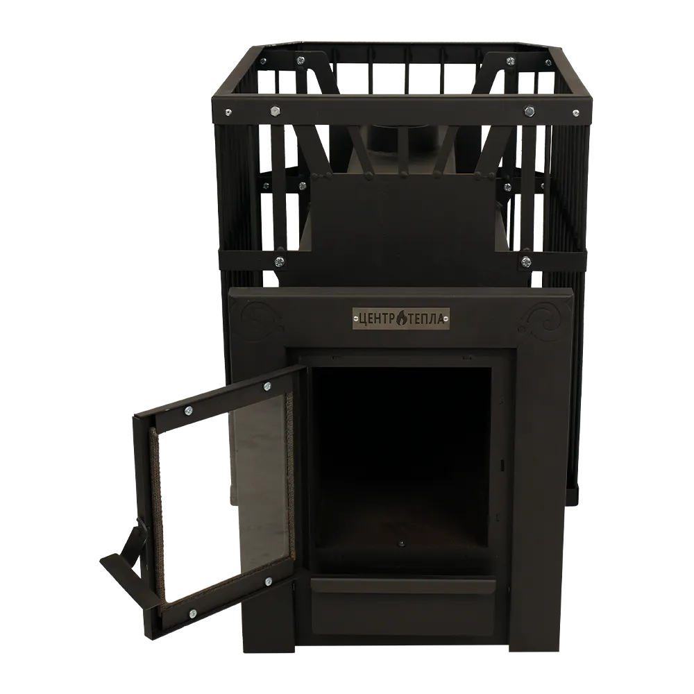 Банная печь Грация 20 с Сеткой и Стеклом