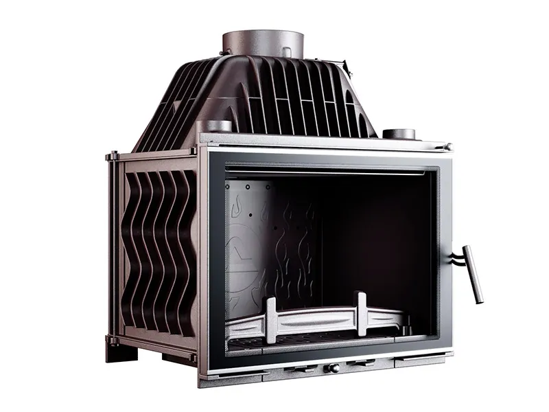 Каминная чугунная топка KAWMET W17 Dekor 16 кВт