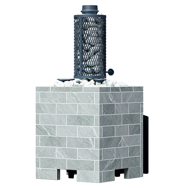Чугунная банная печь Искандер 18 (П2) Оптима 680/40 Талькохлорит