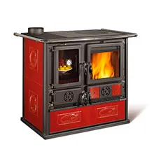 Печь-камин La Nordica Rosa Sx Reverse Ceramica Liberty Bordeaux (бордовый)
