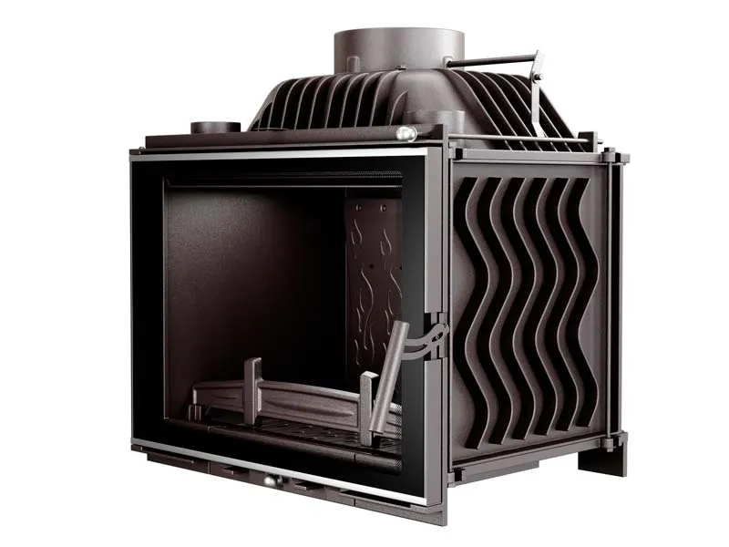 Каминная чугунная топка KAWMET W17 Dekor 12,3 кВт EKO