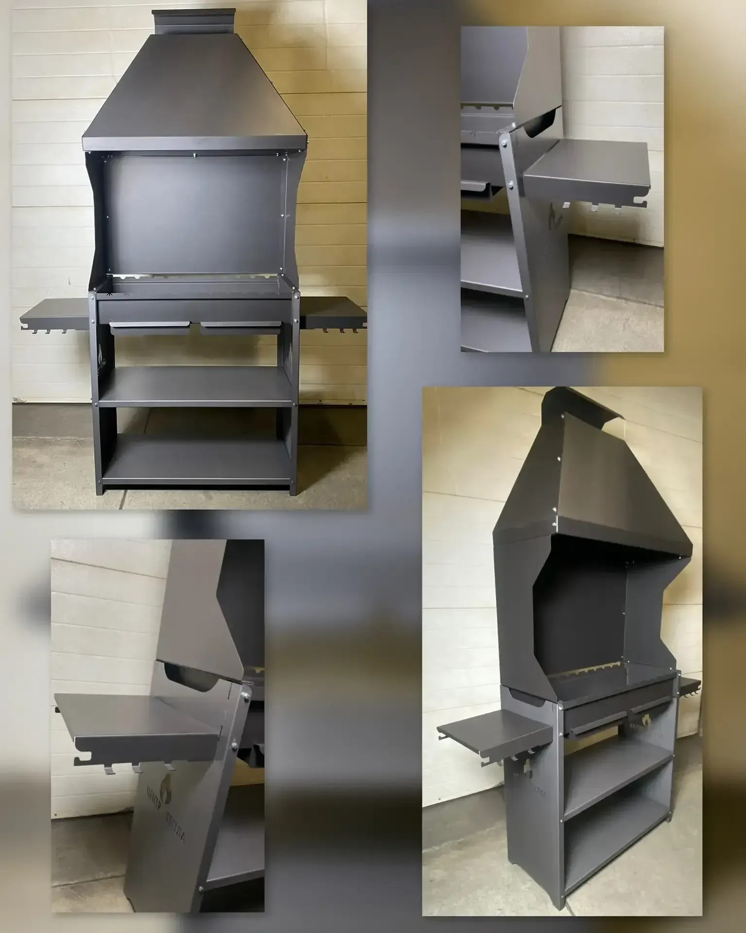 Мангал Народный 800 с зонтом