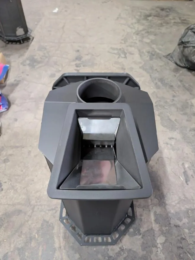 Нержавеющая банная печь ОКТА 20 ЗК под обкладку, нерж AISI 430 5/10 мм