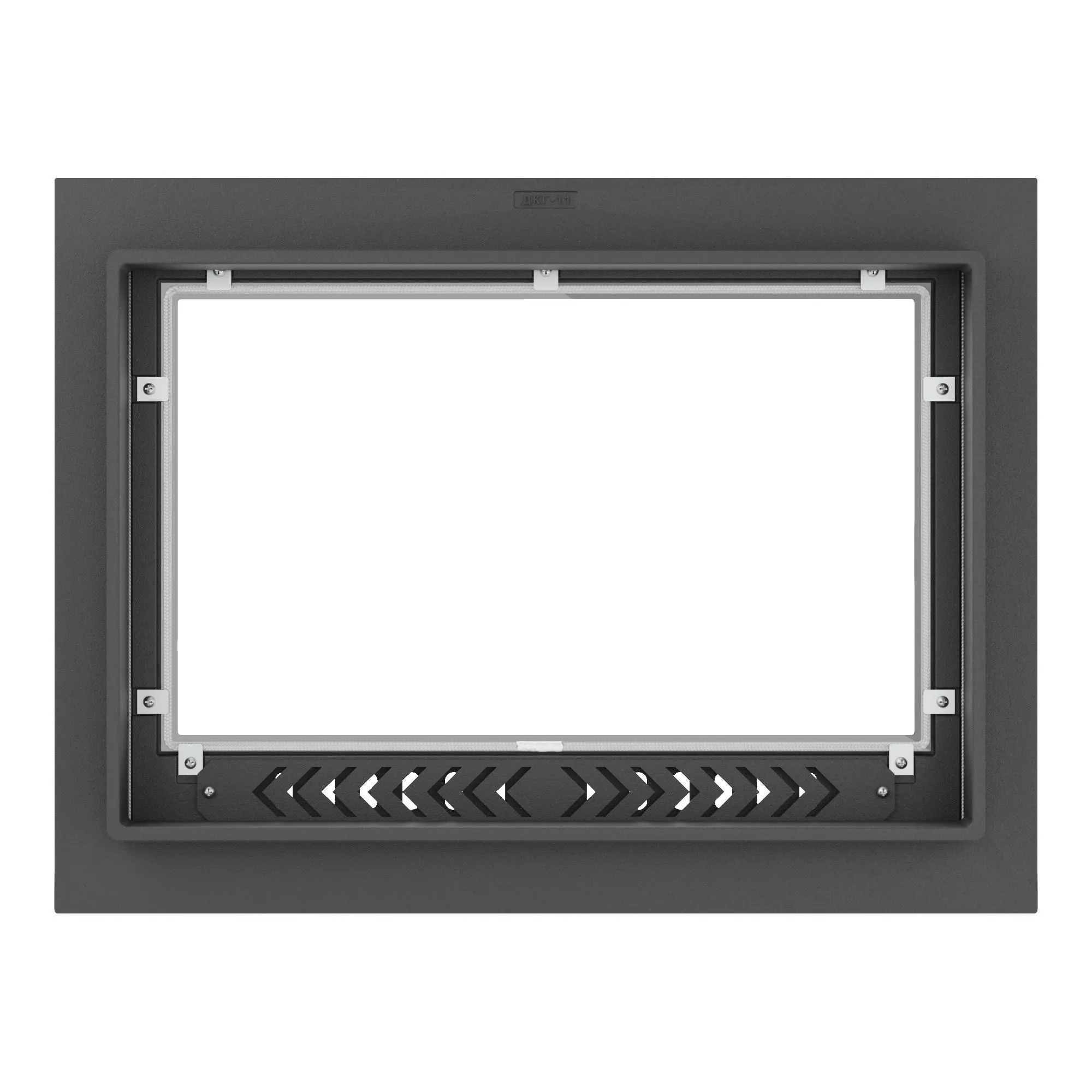 Дверка каминная герметичная ДКГ-11С, со стеклом