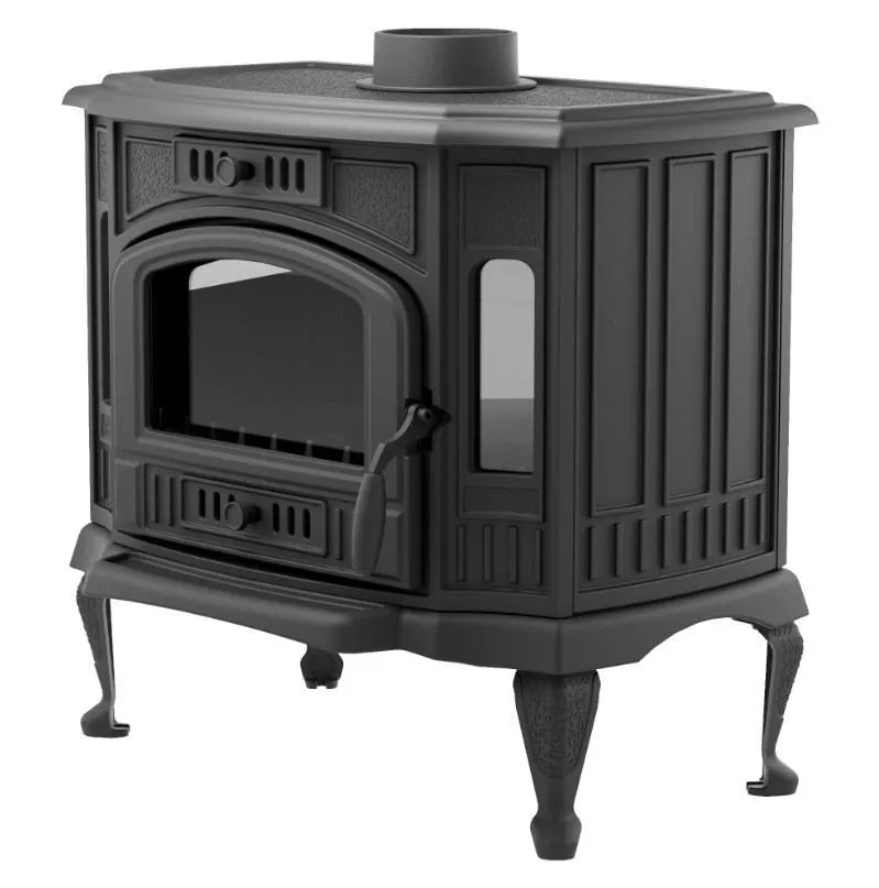 Чугунная печь-камин отопительная ПМЧ-9АС
