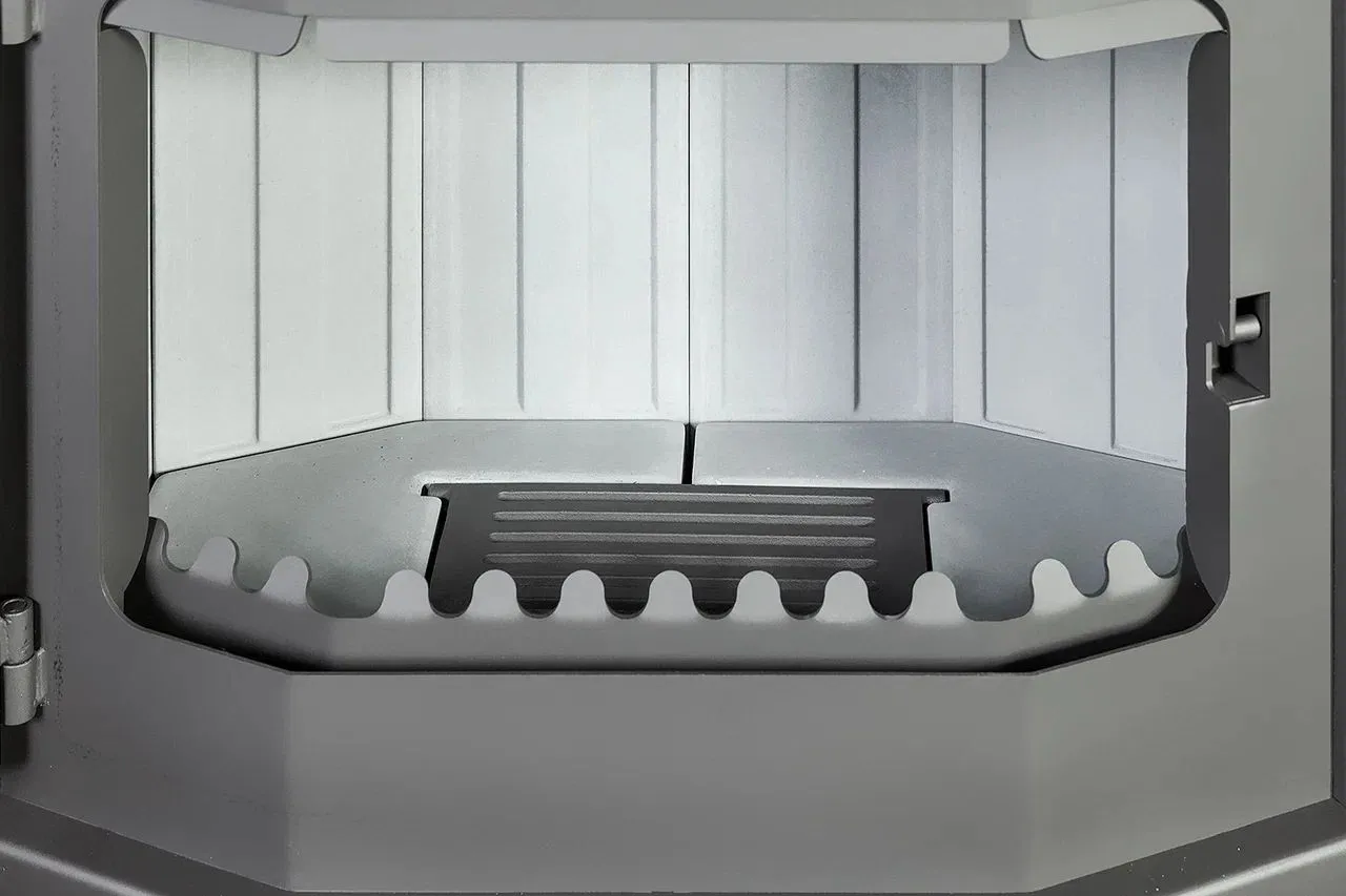 Печь-камин Мюнхен угловой графит PKN177