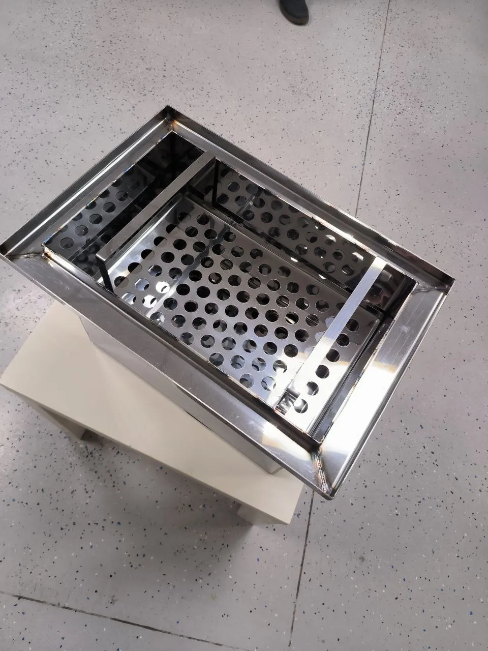 Портативная печь Коптильня средняя из нержавеющей стали