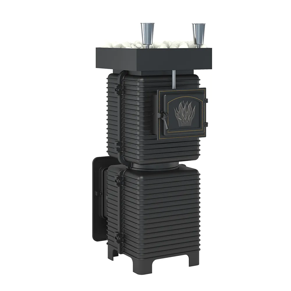 Печь для бани Эверест "Легкий пар Профи" под обкладку Б/В (по-серому)