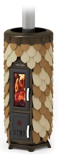 Печь-камин Сента Панголина Лайт шамот-терракота